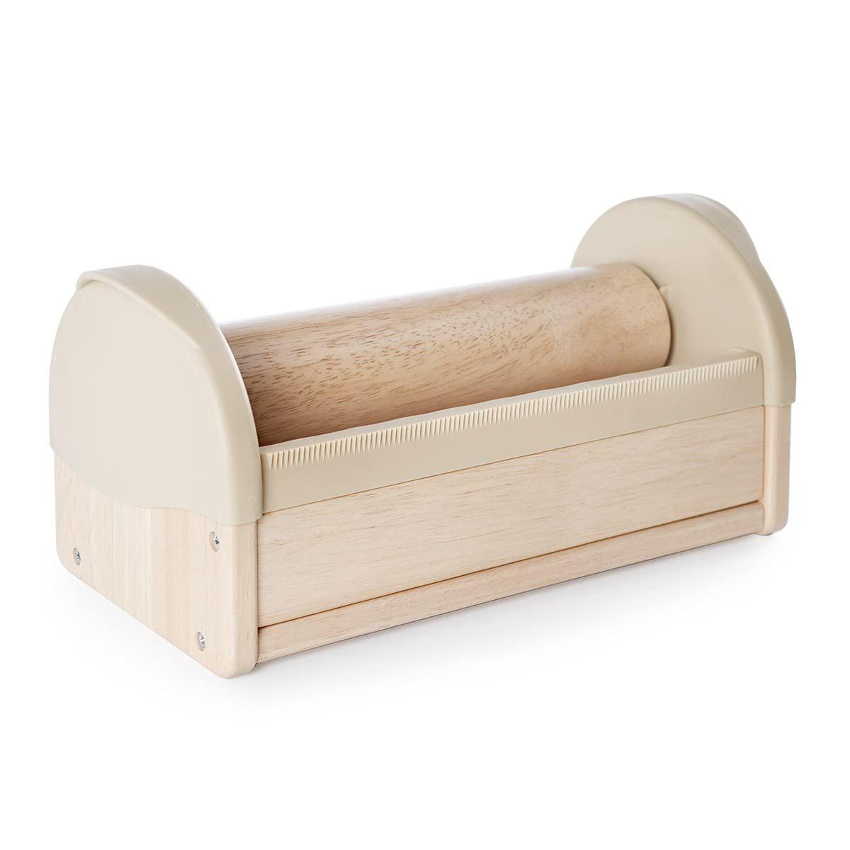 Kaplan Early Learning Company kaplan early learning wooden tape dispenser with eight 1" colorful rolls of craft tape