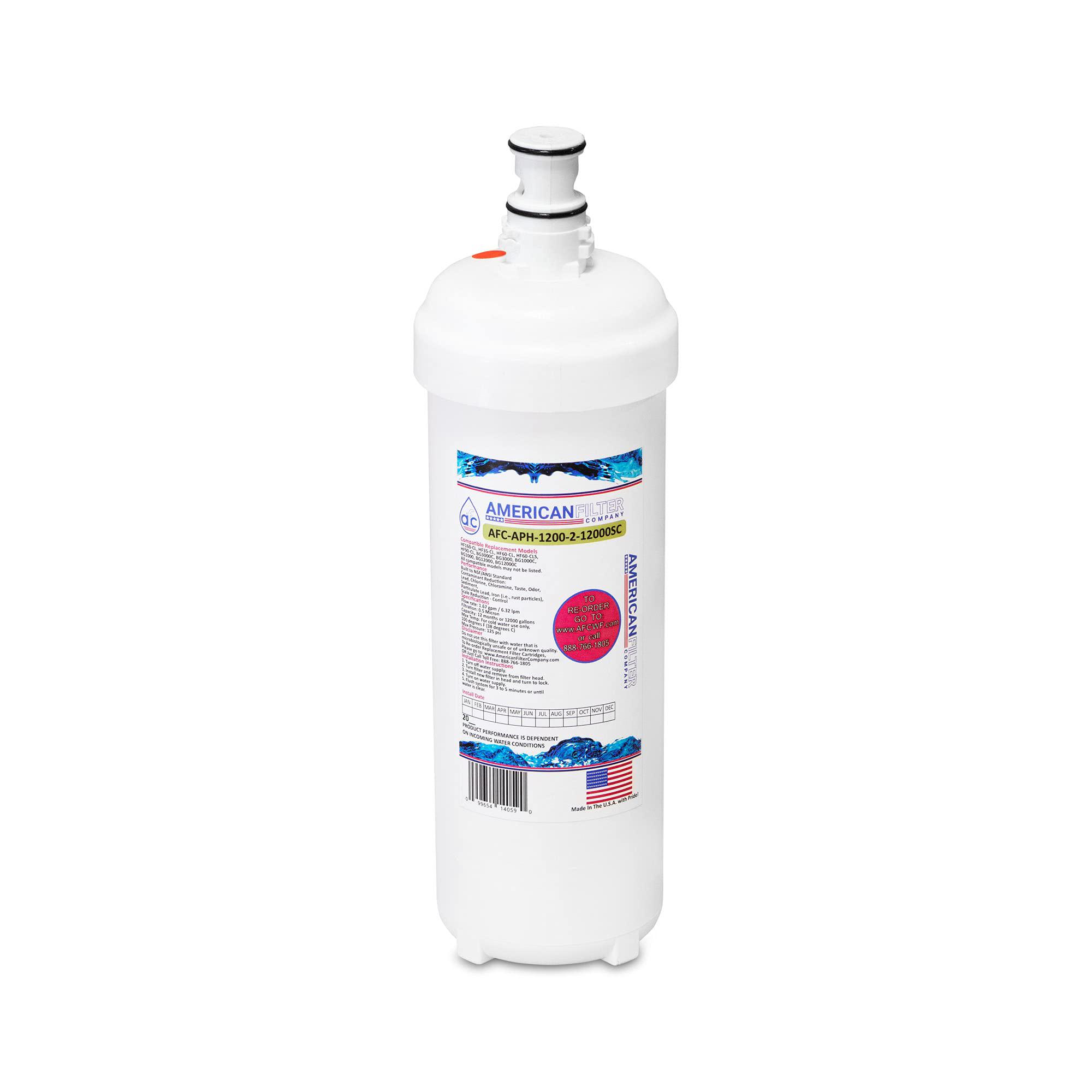american filter company brand water filters afc-aph-1200-2-12000sc (comparable with body glove bg3000 water filter cartridge)