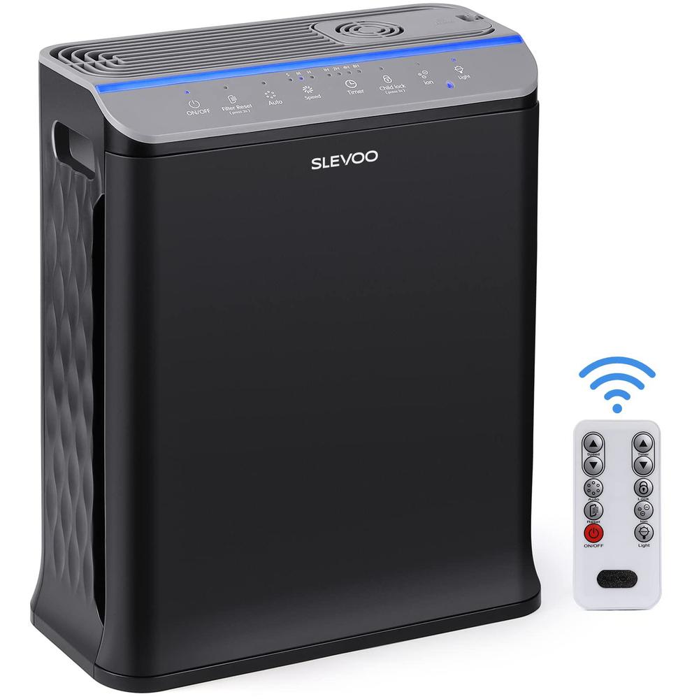 slevoo air purifiers for home large room up to 1505 sq ft, bedroom 22db 2023 new upgrade unique non-fog humidification aromatherapy,