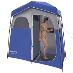KingCamp Outdoor Privacy Double Shower Tents Dressing Room Portable Shelter Picnic Fishing Bathroom Rain Shelter with Window for