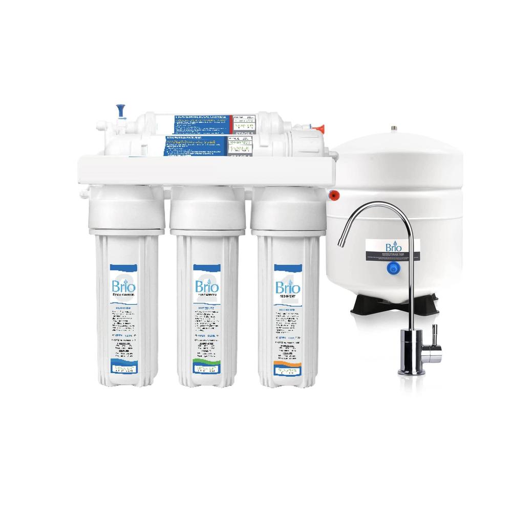 Premier reverse osmosis water filtration system | 5 stage under sink fluoride reducing ro water filter | 100 gpd