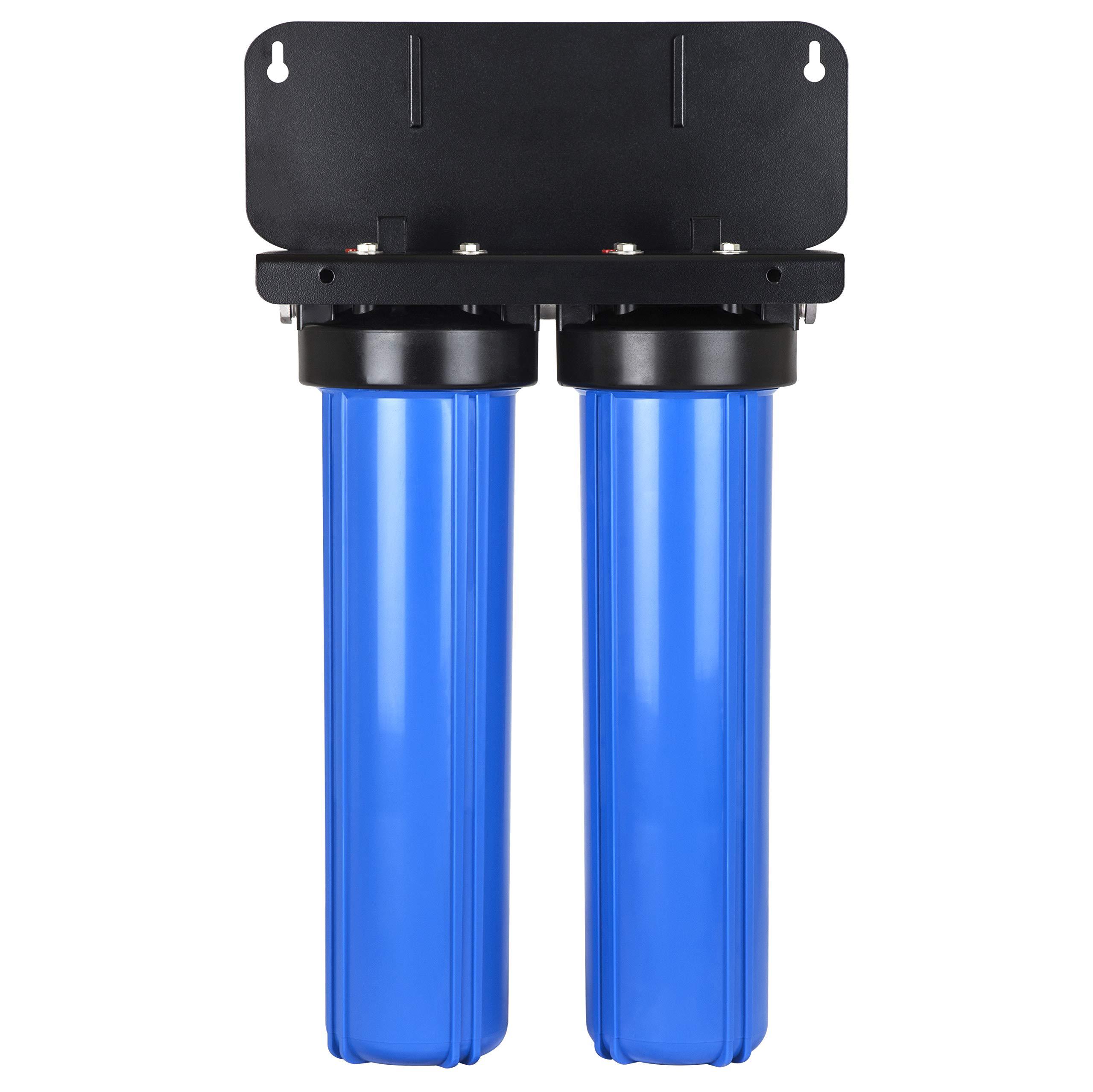 vitapur whole home 2 stage filter water filtration, one size, blue