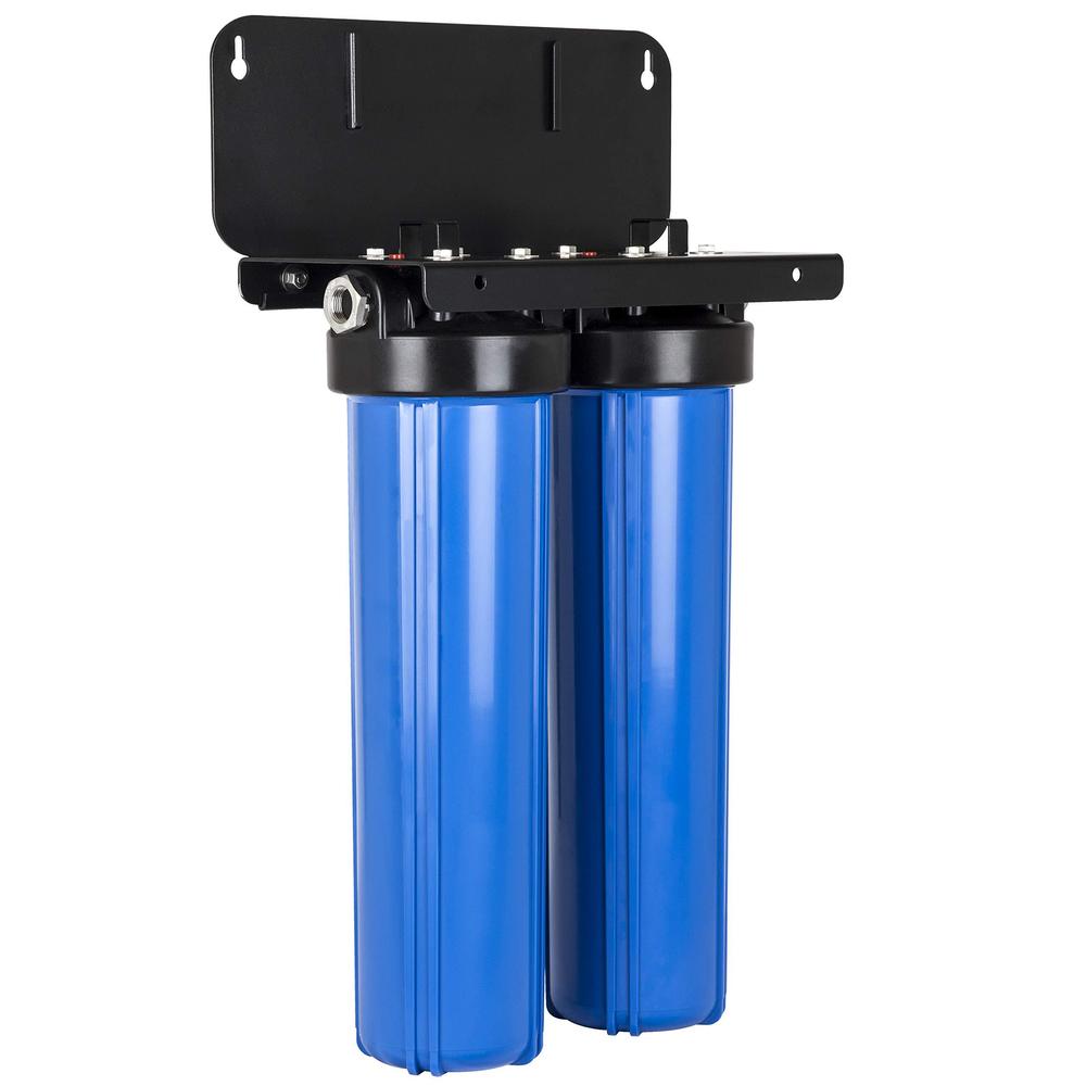 vitapur whole home 2 stage filter water filtration, one size, blue