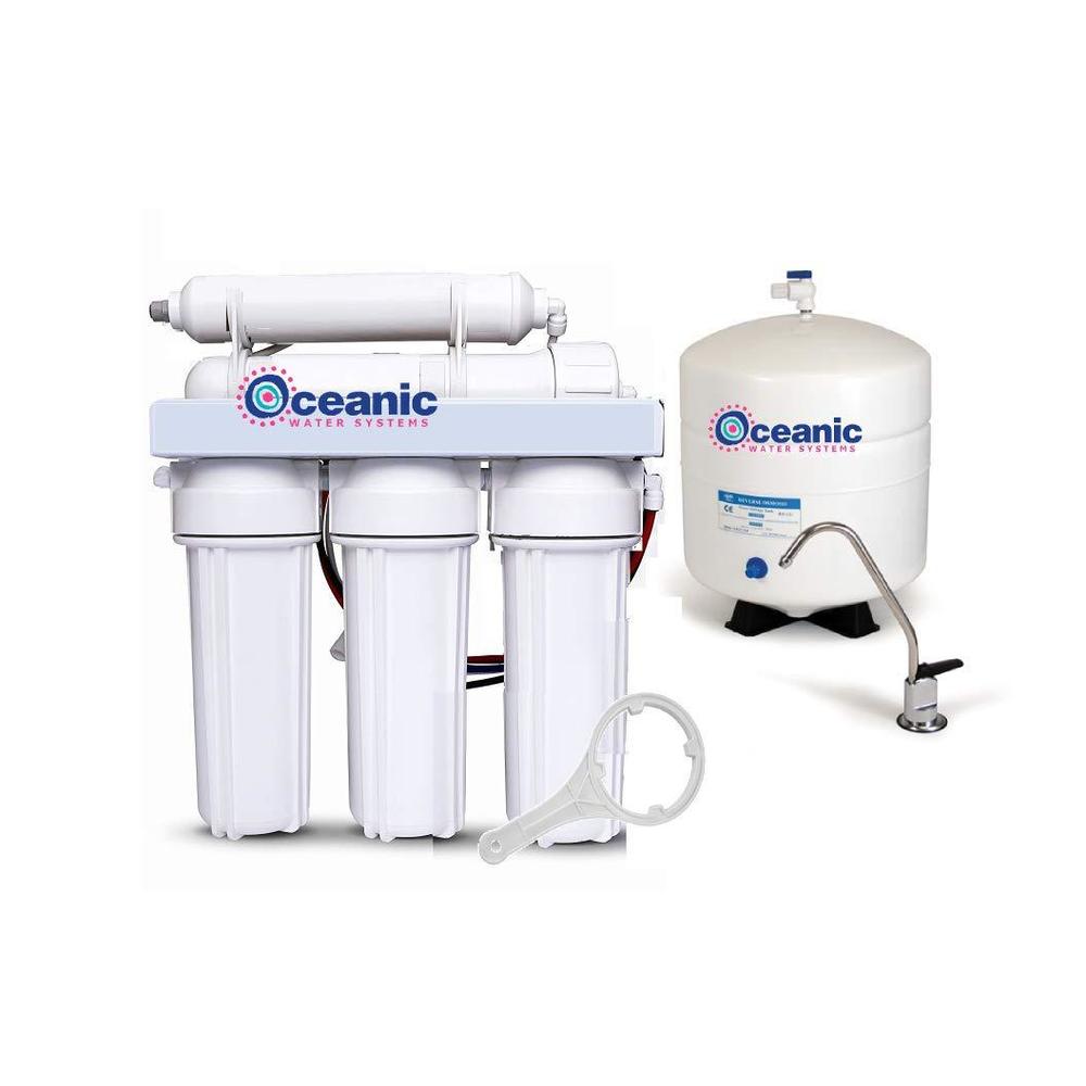 Oceanic Water Systems oceanic 150 gpd reverse osmosis 5 stage ro water filtration system | made in usa