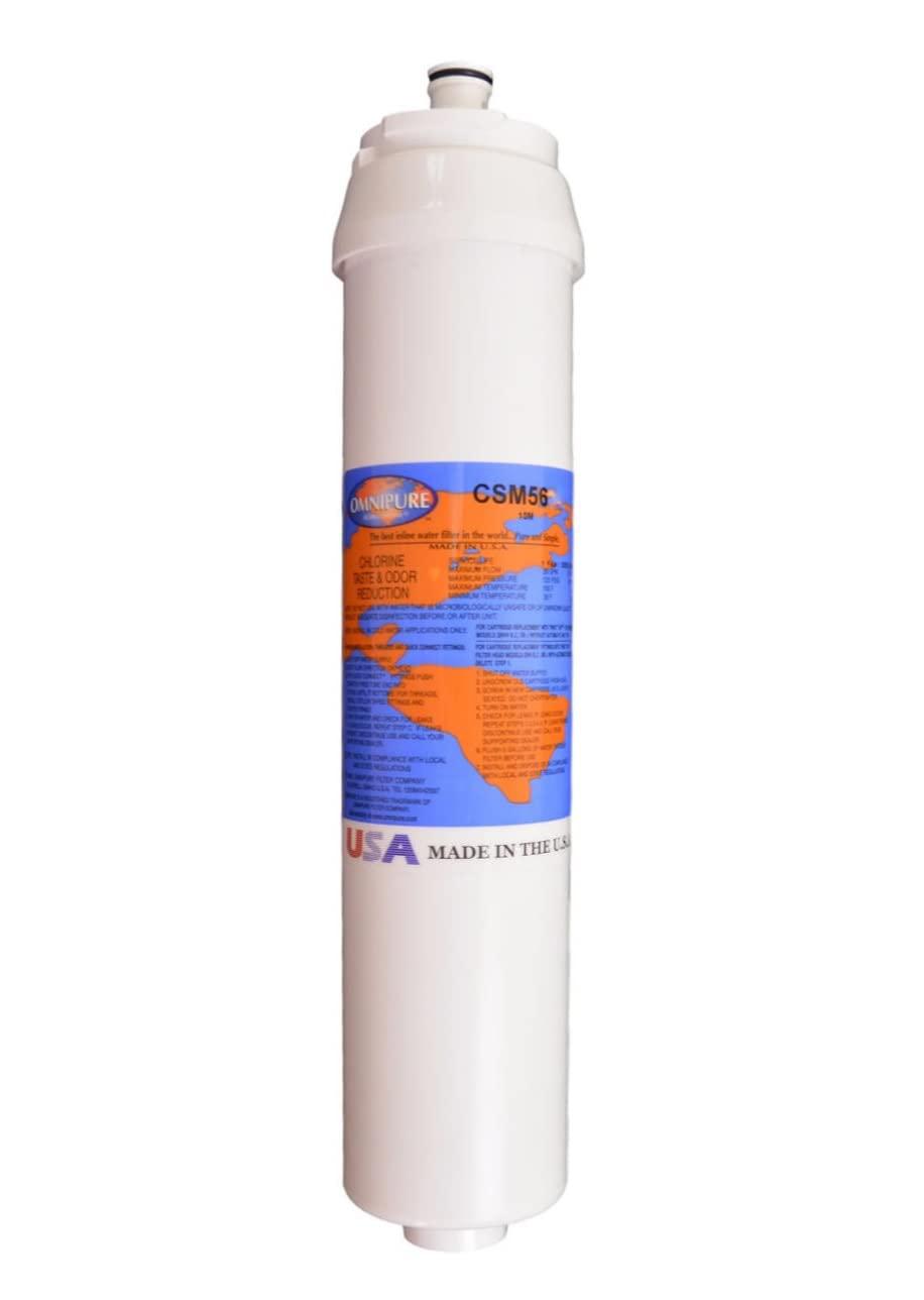 IPW Industries omnipure - csm5621-10 micron sqc/wfs compatible carbon filter by ipw industries inc.