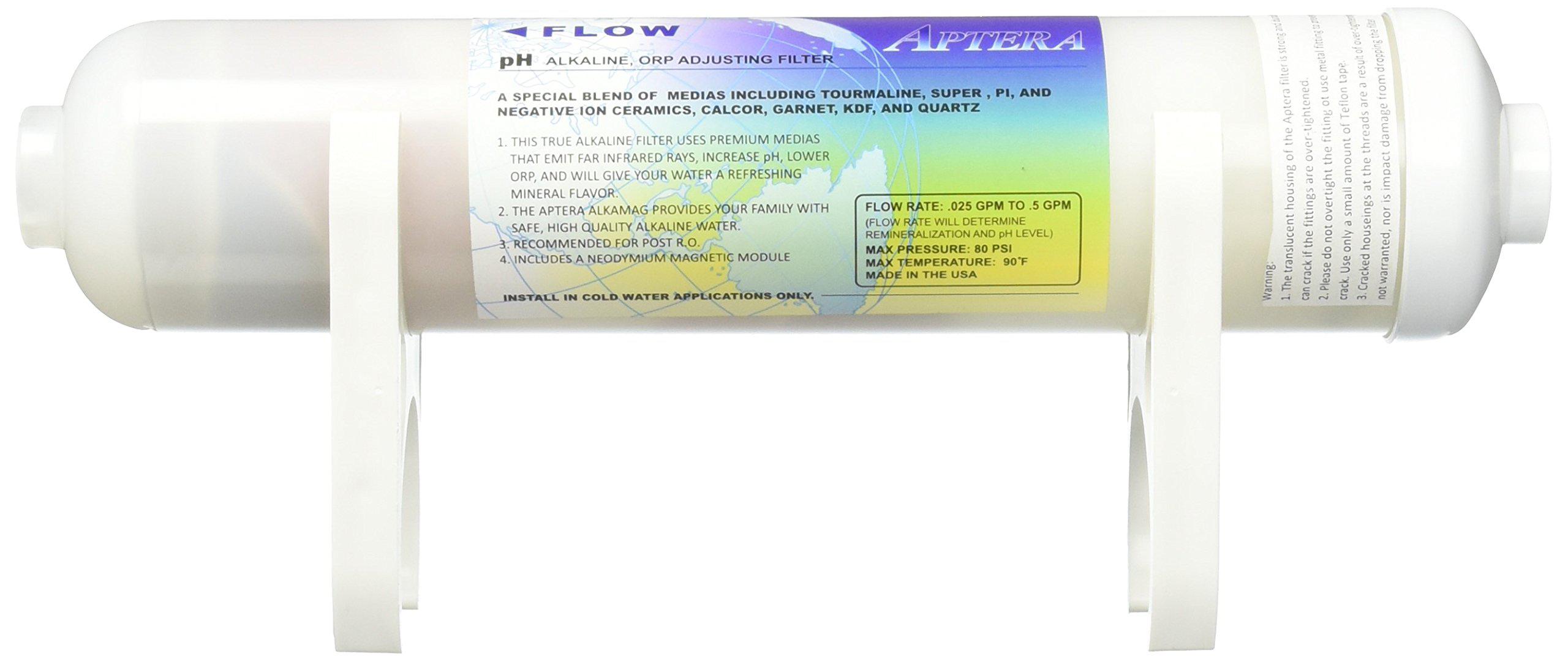Abundant Flow Water Systems aptera alkamag inline alkaline filter - 2.5-inch x 12-inch