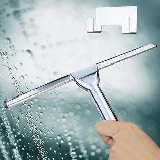 Frafuo RNAB091JQ5477 frafuo shower squeegee for shower doors-household  cleaning tools with 250mm big silicone blade-window squeegee professional b