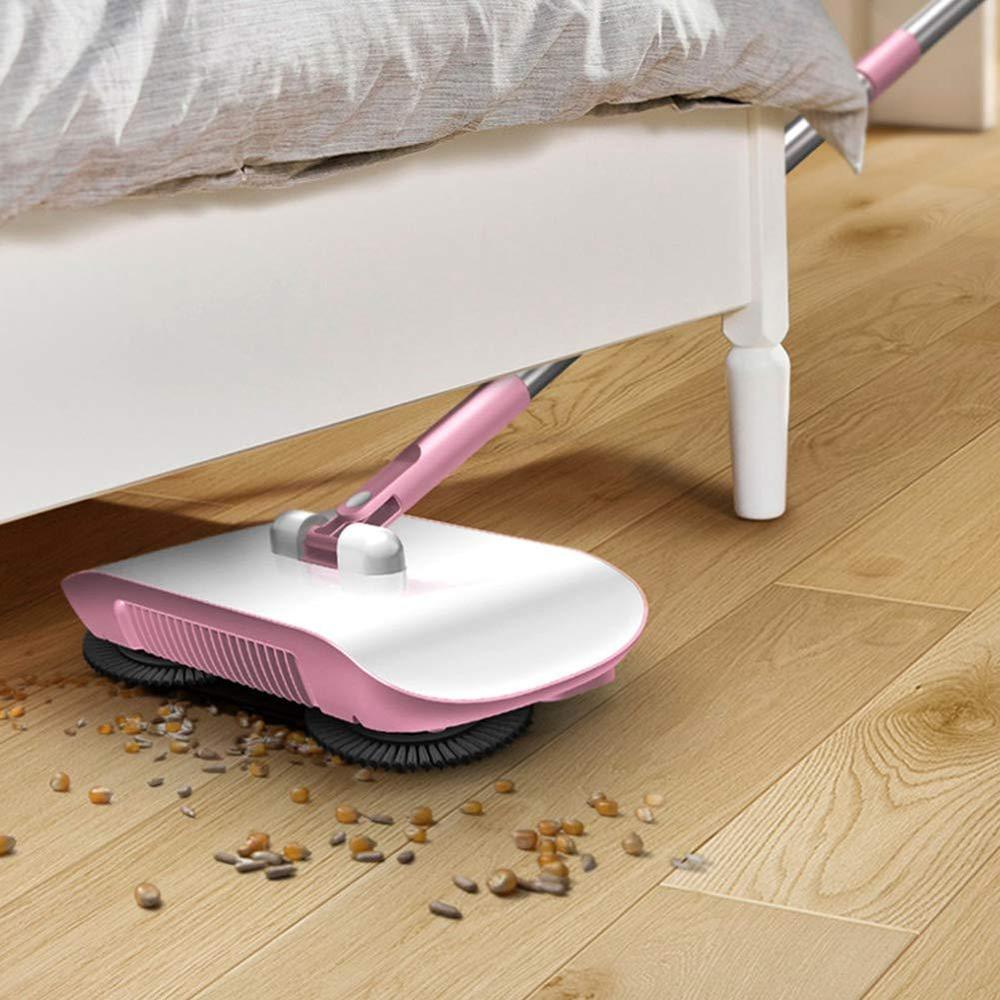 Weiyirot hand push sweeper, household hand sweeping machine, non electric sweeper mop broom dustpan floor cleaning tools for cleaning 
