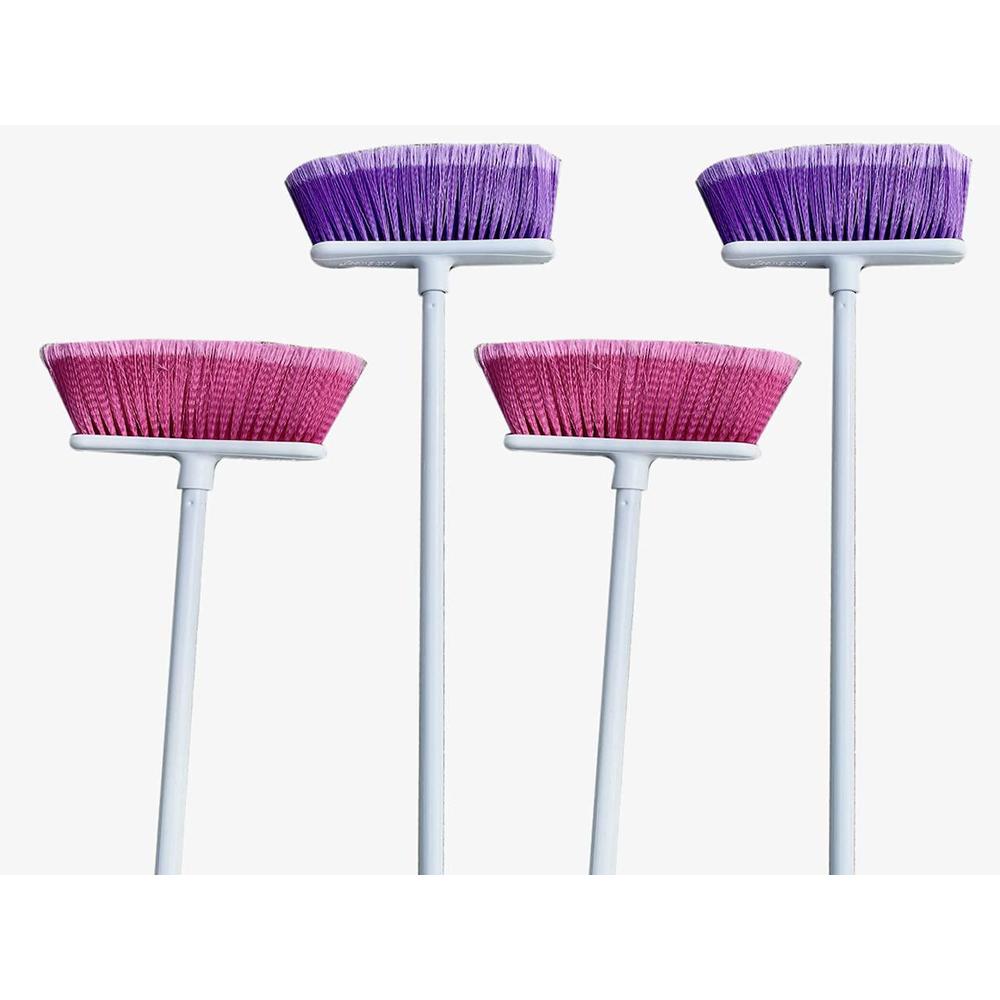 Soft Sweep Brooms the original soft sweep magnetic action broom 4 assorted color brooms per case