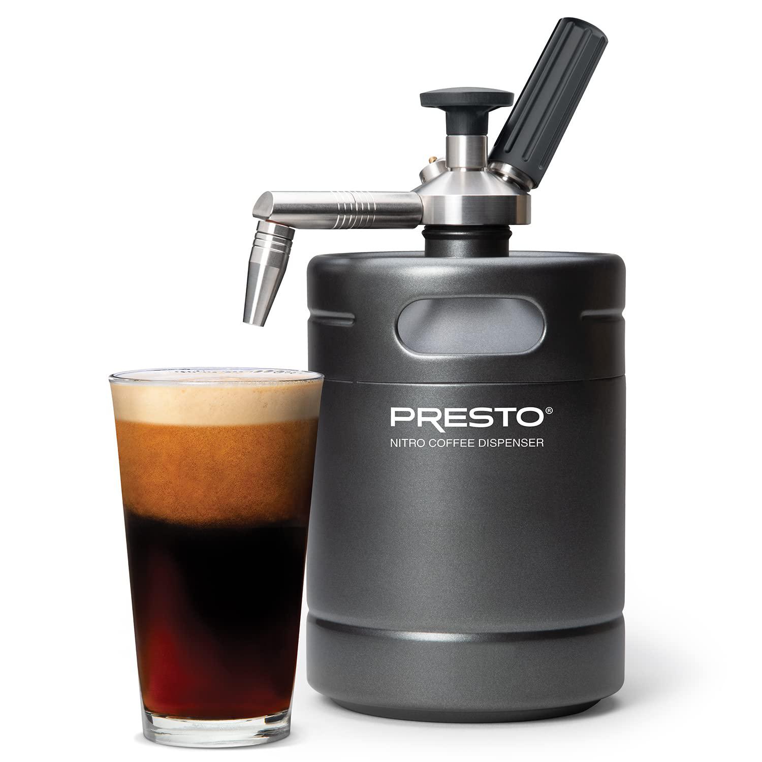 presto 02939 cold brew nitro coffee dispenser, 48 ounces