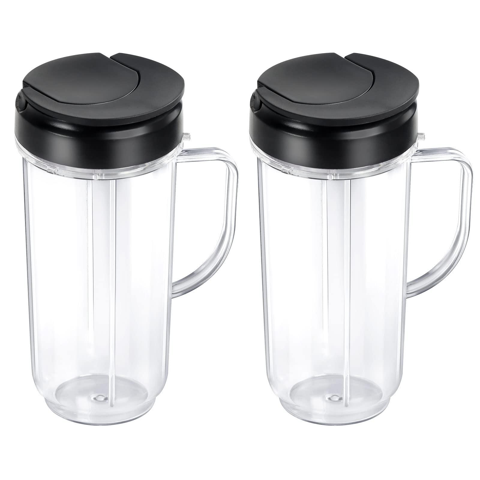 Beaquicy RNAB09VXSJYX9 22 oz tall mug cup with flip top to-go lid