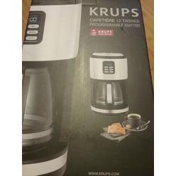 krups 12 cup programmable coffee machine km770d50