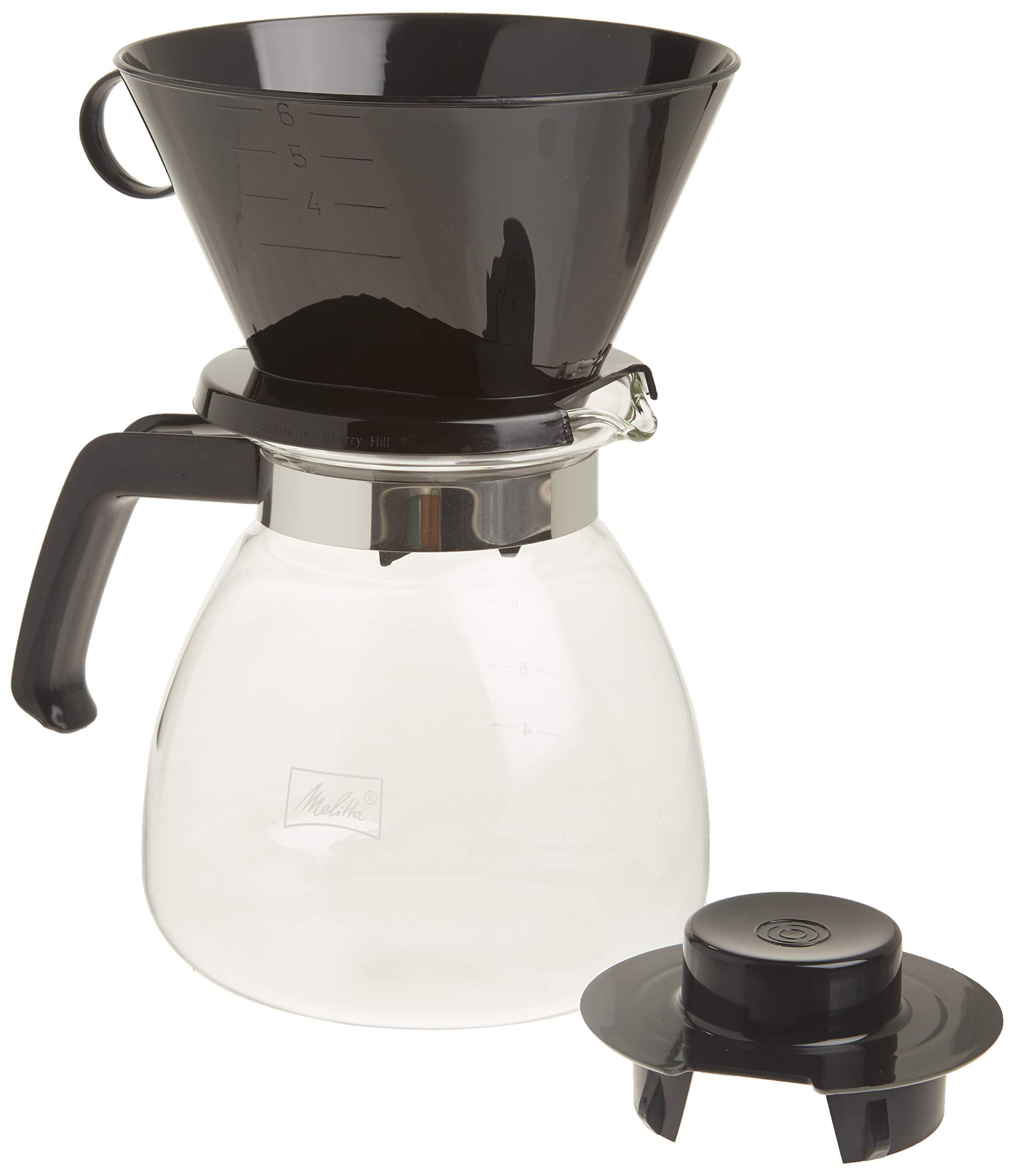 melitta 640616 coffee maker, 52 oz, glass carafe