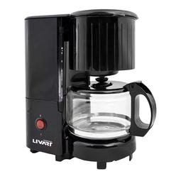livart drip coffee maker, 4 cup, [0.625l] [lcm-06] [compact-size] anti-drip coffee maker with small profile for quick serving