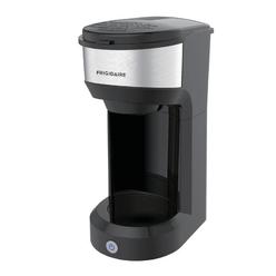 frigidaire 1-cup single serve retro coffee maker with fast brew technology & single touch control, ideal for tight places on 