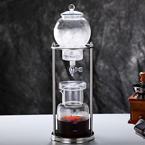 Nln Hope RNAB09NXV2LQ3 ice drip coffee maker,portable cold brew coffee  machine cold brew dripper coffee maker 600ml cold brew tower for home office