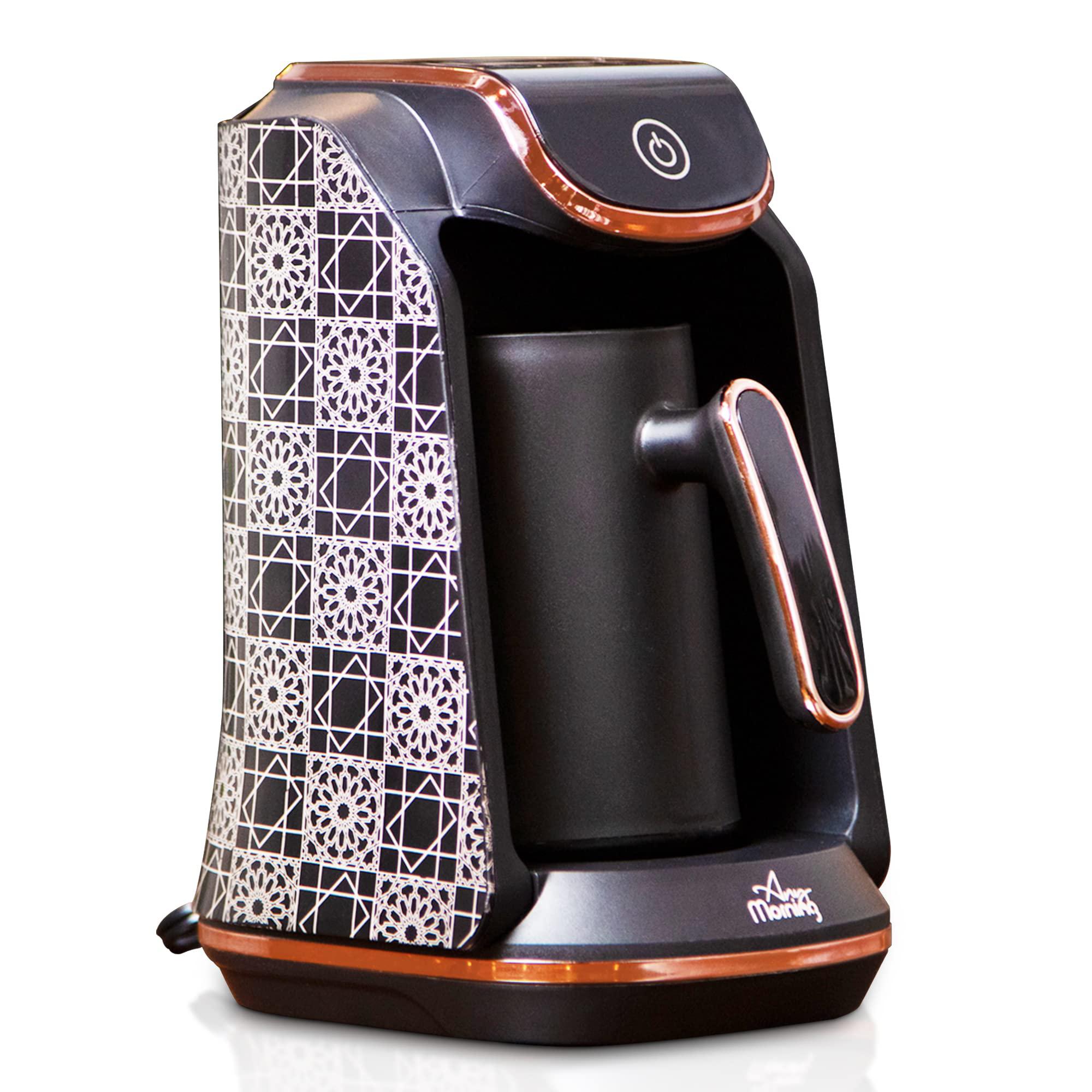Any Morning Automatic Turkish Coffee Machine, 1-4-Cup Turkish Coffee Pot , Black, Size: One Size