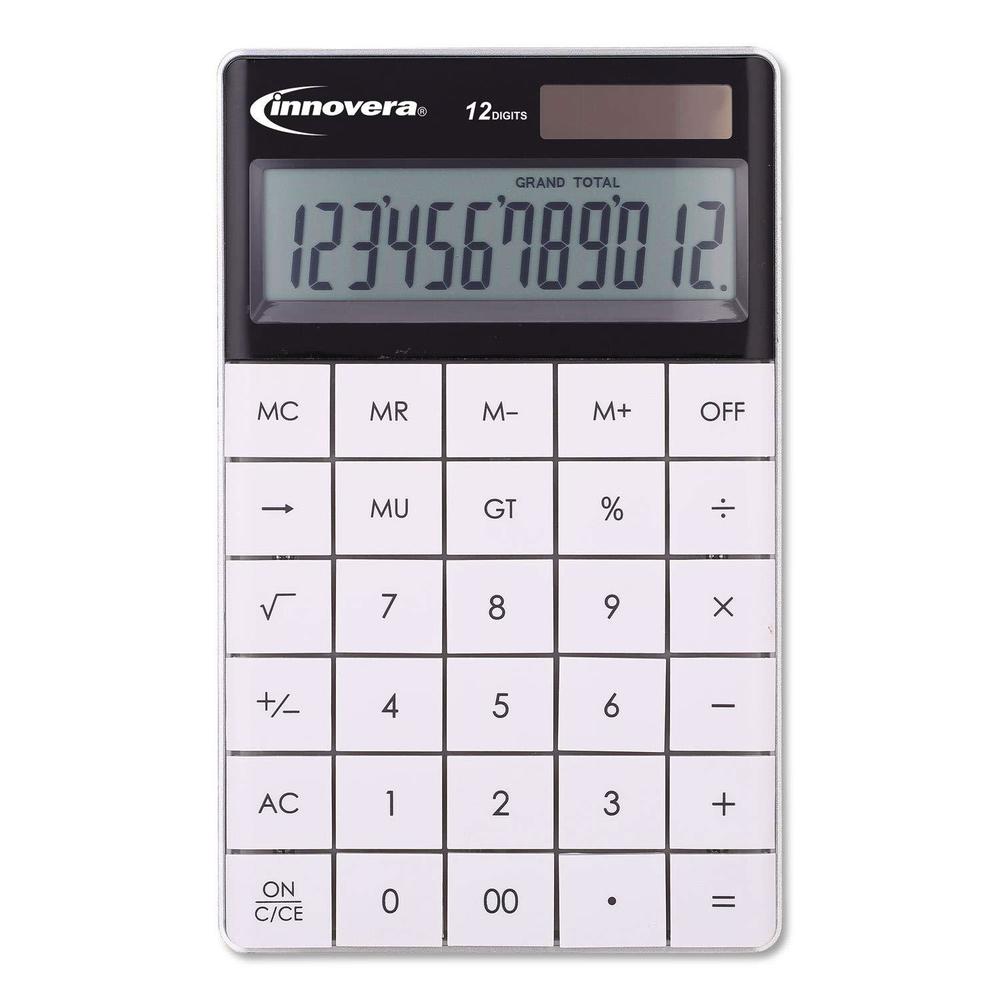 innovera 15973 large button calculator, 12-digit, lcd / 10 pack