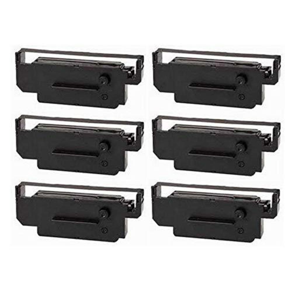 suppliesmax compatible replacement for datacard 6800/8620 black/red p.o.s. printer ribbons (6/pk) (53-70390-001)