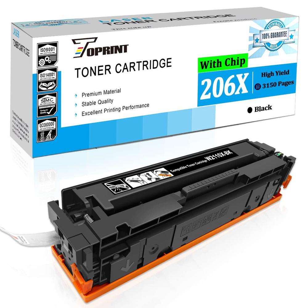 toprint?with chip 206x compatibletonercartridgew2110x black 3150 pagesforhp color laserjet m255 m255dw m255nw mfp m282 m282nw