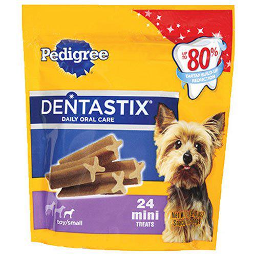 pedigree dentastix dog 24 mini treat toy/small, 6oz