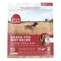 open farm freeze dried raw dog food, humanely raised meat recipe with non-gmo superfoods and no artificial flavors or preserv