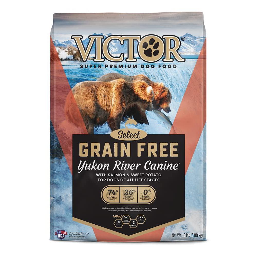 Victor Equipment victor super premium dog food - grain free yukon river canine - for dogs of all life stages - high protein dry dog food for a