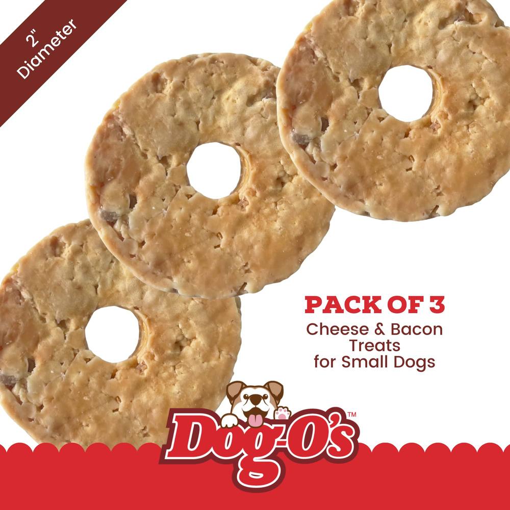 dog-o\'s cheesy chompers dog-o's cheesy chompers, bacon, all-natural, made in the usa, grain free, gluten free, real cheese treats for small dogs (pac