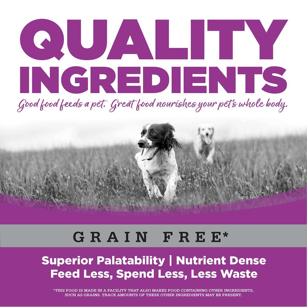 nutrisource grain free dry puppy food for large breeds, turkey, whitefish and menhaden fish meal, 26lb