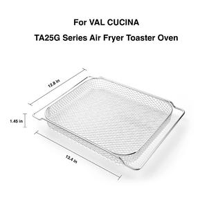 RNAB0BX5CZX71 val cucina air fry basket, compatible with ta-25 air fryer  toaster oven (air fryer basket)
