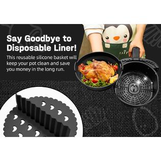 Rocyis silicone air fryer liners-reusable air fryer basket