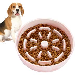 Pawaboo pawaboo ceramic slow feeder dog bowls, dog slow feeder bowl for  small/medium/large breed, slow eating dog dishes, anti-gulpin