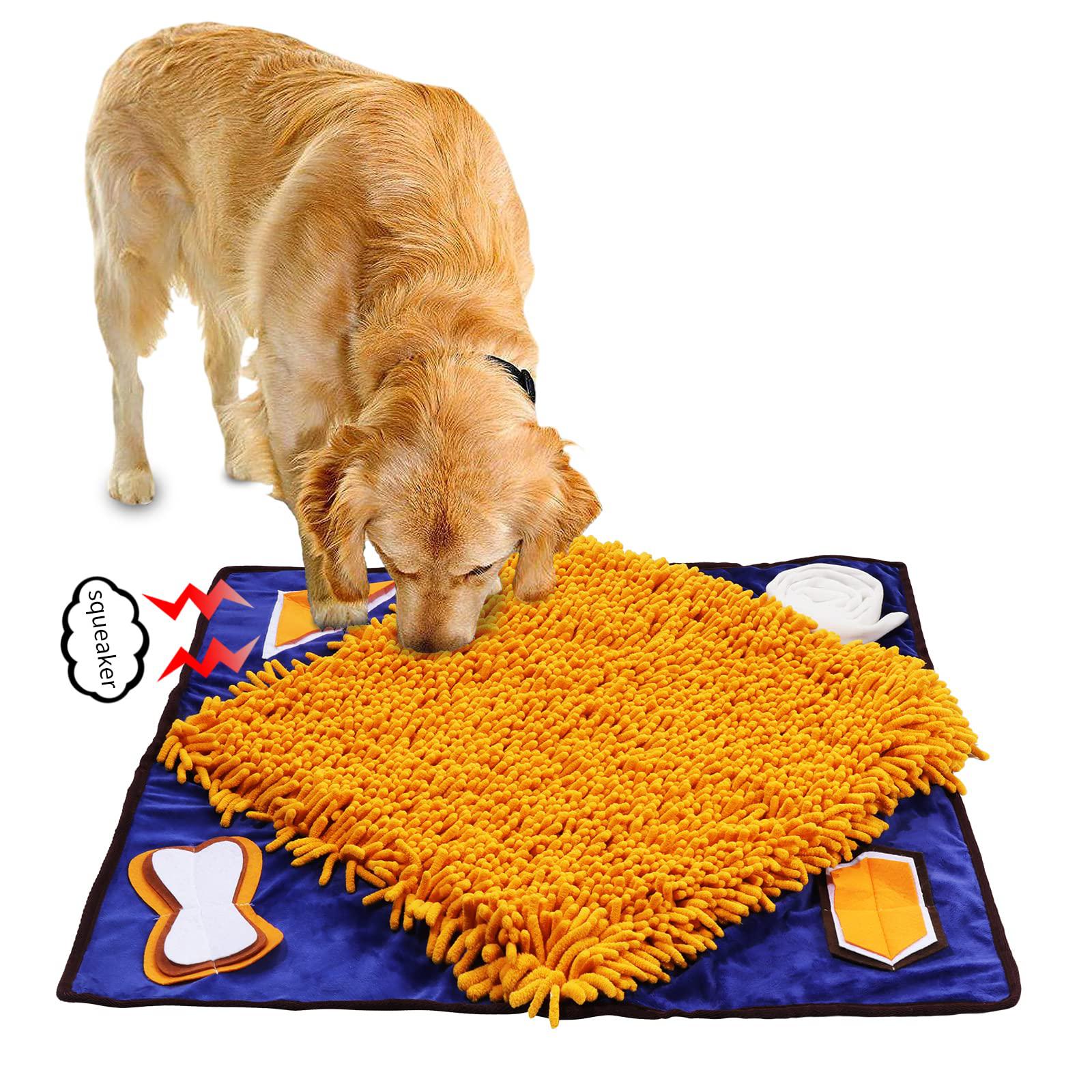 purrrfect life snuffle mat for dogs, dog snuffle mat interactive feed game  for boredom, encourages natural foraging skills an