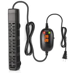 hitauing aquarium heater, 50w/100w/200w/300w/500w submersible fish tank heater with over-temperature protection and automatic