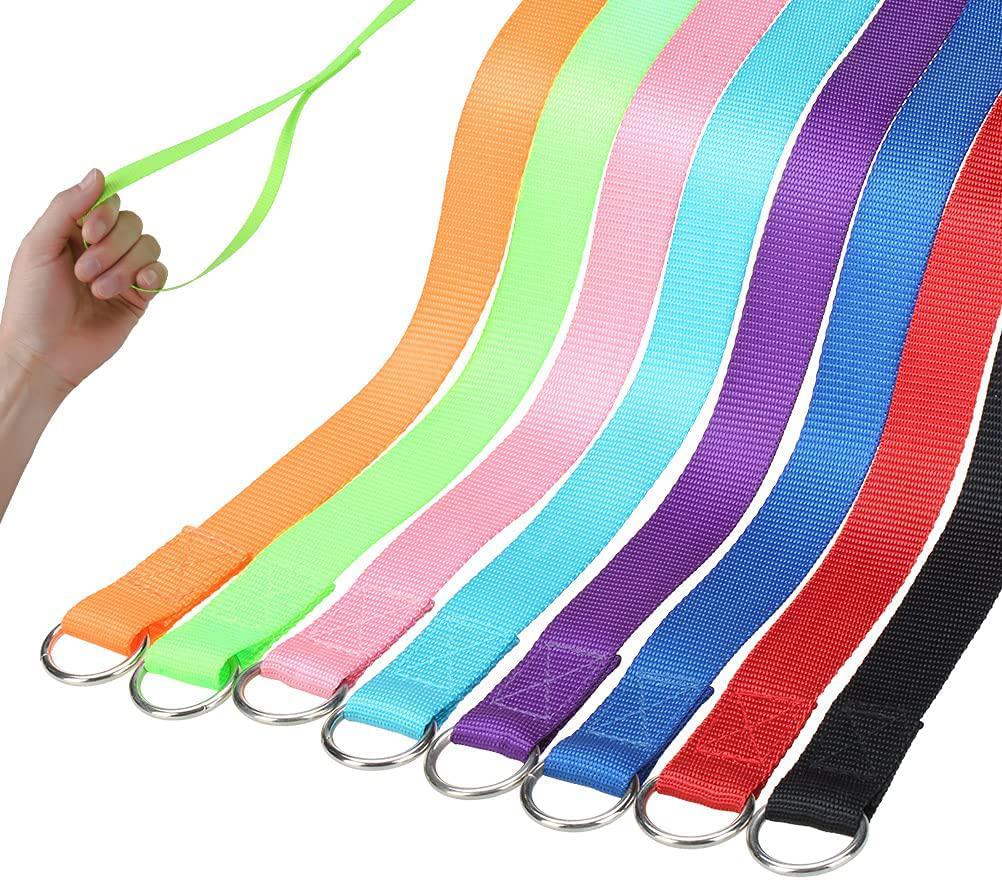 homimp dog slip leads 6 ft - reflective 8 pcs bulk color kennel control leashes for small large dogs puppy animal rescue, gro