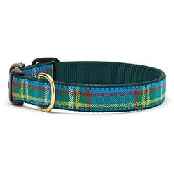 up country kendall plaid pattern dog collars (kendall plaid pattern dog collar, large (15 to 21 inches) 1 inch wide width)