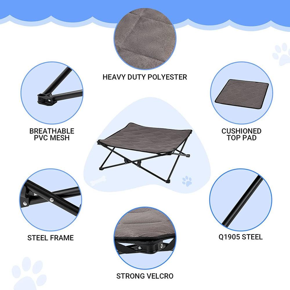 Stunning Single Mats Feature Elevated Dog Beds image