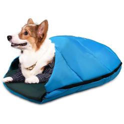 geertop dog sleeping bag durable packable pet sleeping bed comfortable washable, portable pet bed for cats and small dogs - d