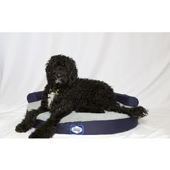 sealy zen premium round dog bed, large navy