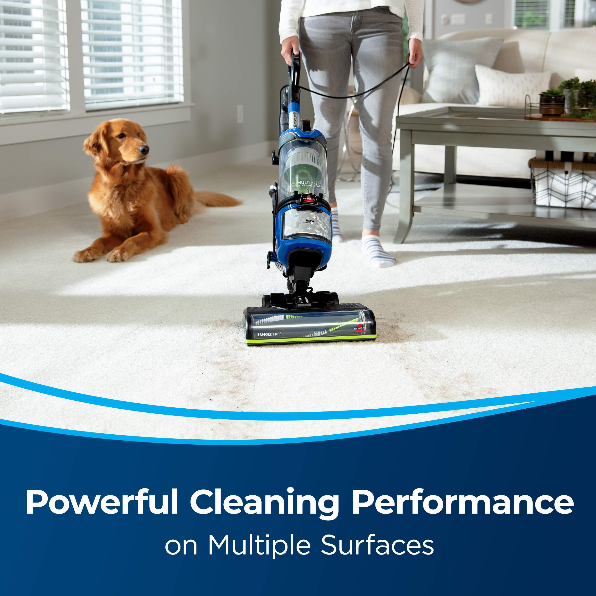 bissell 2999 multiclean allergen pet vacuum with hepa filter sealed system, powerful cleaning performance, specialized pet to