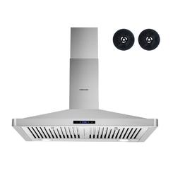 firegas wall mount range hood 30 inch,450 cfm ducted/ductless range hood with stainless steel,stove hood vent for kitchen wit