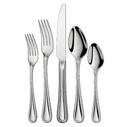 Muncene 20-piece 18/10 stainless steel flatware sets, extra thick heay duty flatware service for 4