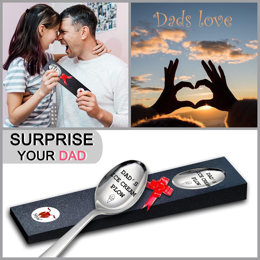 seyal dads ice cream plow spoon gift - dad gift - dad gifts - fathers day gift - gift for dad - dad gifts from son - dads gif
