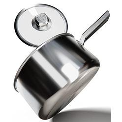 dalstrong sauce pot - 3 quart - the oberon series - 3-ply aluminum core cookware - cooking pot - stock pot - premium silver p
