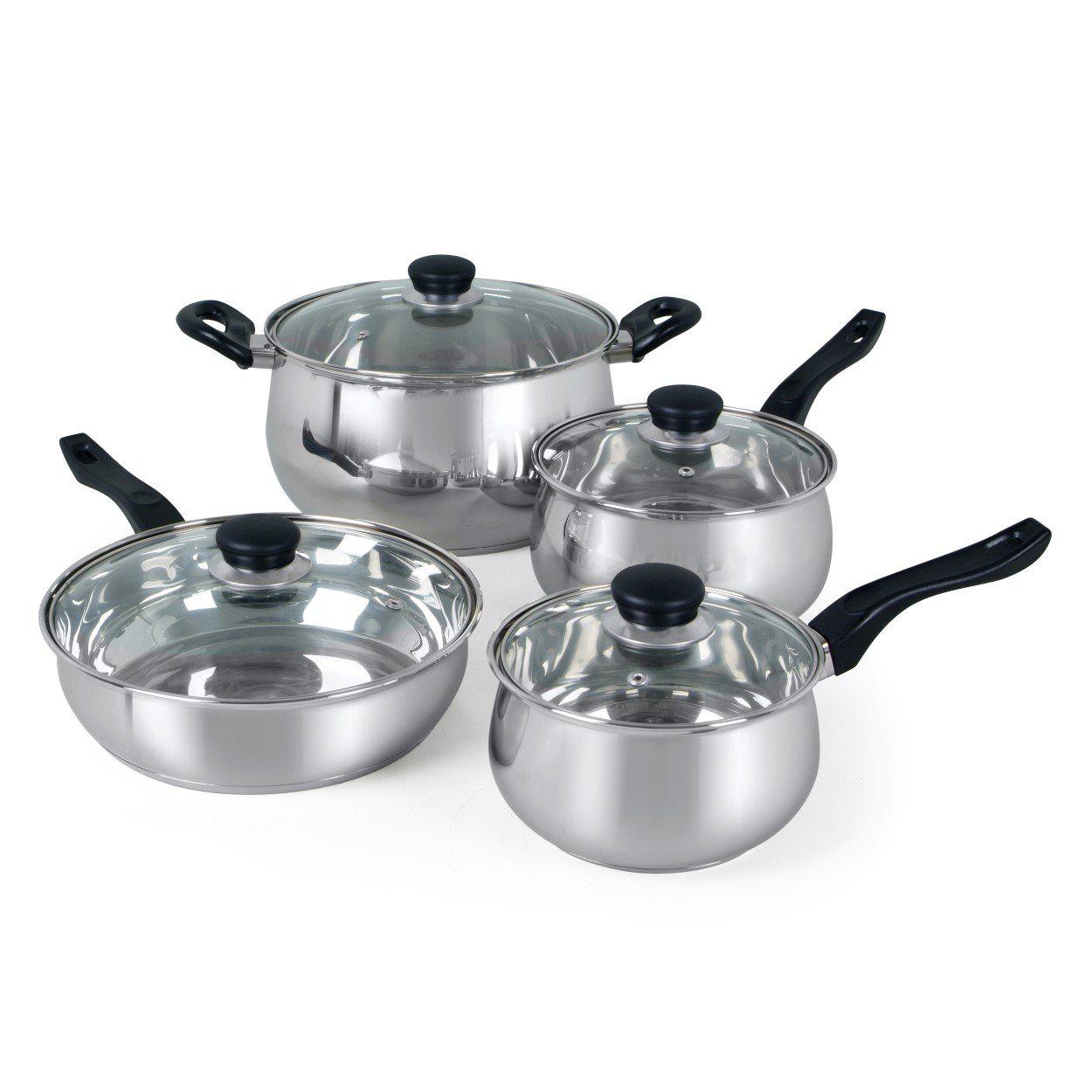 oster rametto 8 piece stainless steel cookware set