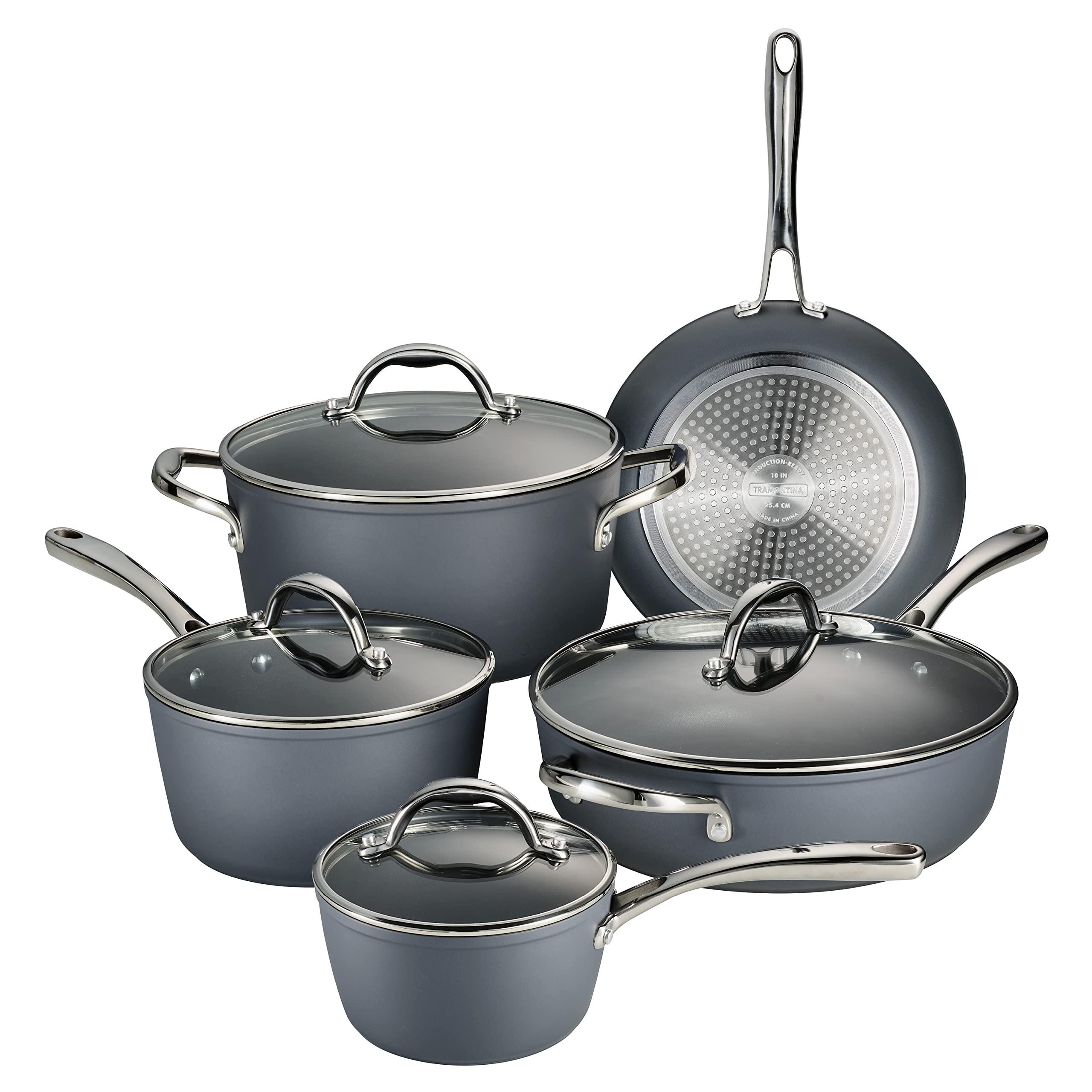 Tramontina tramontina 9 pc induction nonstick cookware set, 80110/029ds