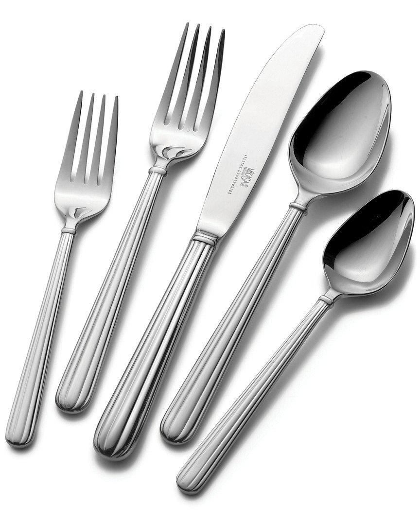 mikasa italian countryside 20-piece stainless steel flatware set, service for 4