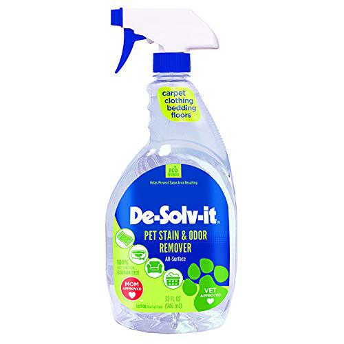 de-solv-it pet stain & odor remover 33oz spray- 2 pack