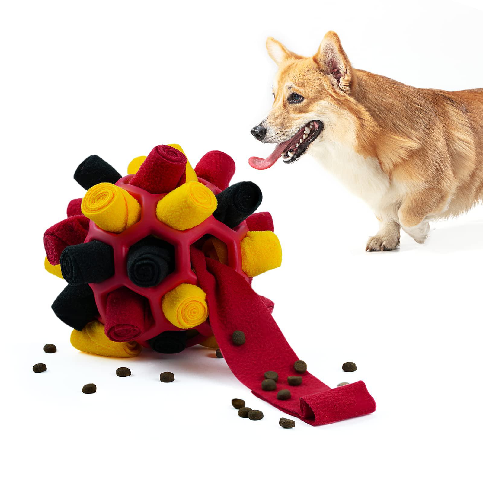 Yikko yikko snuffle dog toy ball, 2023 new interactive feeding