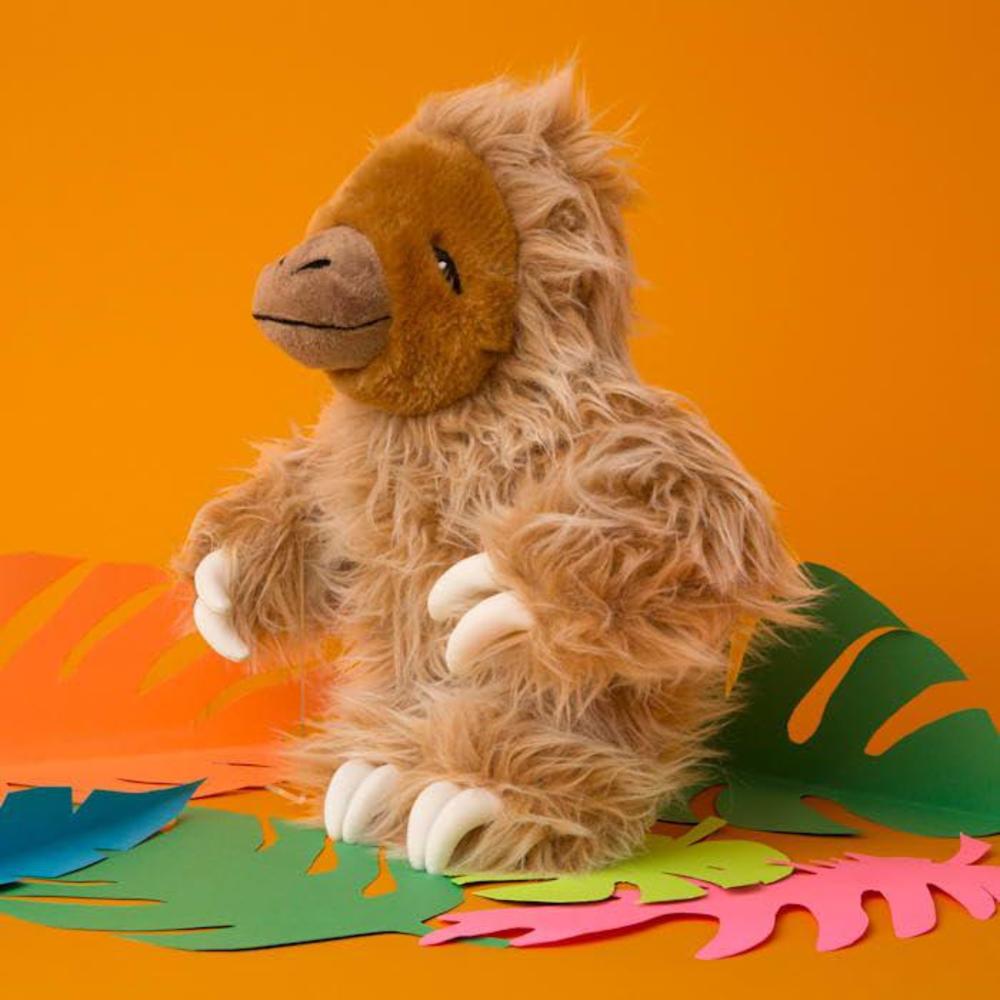 Barkbox Sloth bark gordon the giant sloth plush dog toy, large
